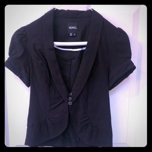 Black Small / XS XOXO short sleeve jacket EUC